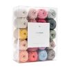 Laine pour amigurumis - Creative Ricorumi dk "Mix pastel" set de 20 couleurs