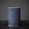 Cordon élastique "Recycled Cotton-Petrol" - Ø 3 mm (bleu jean) de Merchant & Mills