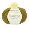 Laine mérinos pour chaussettes "Regia Premium Merino Yak" (gras green chiné) de Schachenmayr
