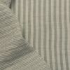 Double gaze de coton "Rayures - réversible" (menthe pastel/blanc)