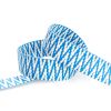 Gurtband "Jacquard Aztek" 40 mm (ecru/enzianblau)