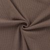 Tissu maille en coton - côtelé "Levi" (brun gris)