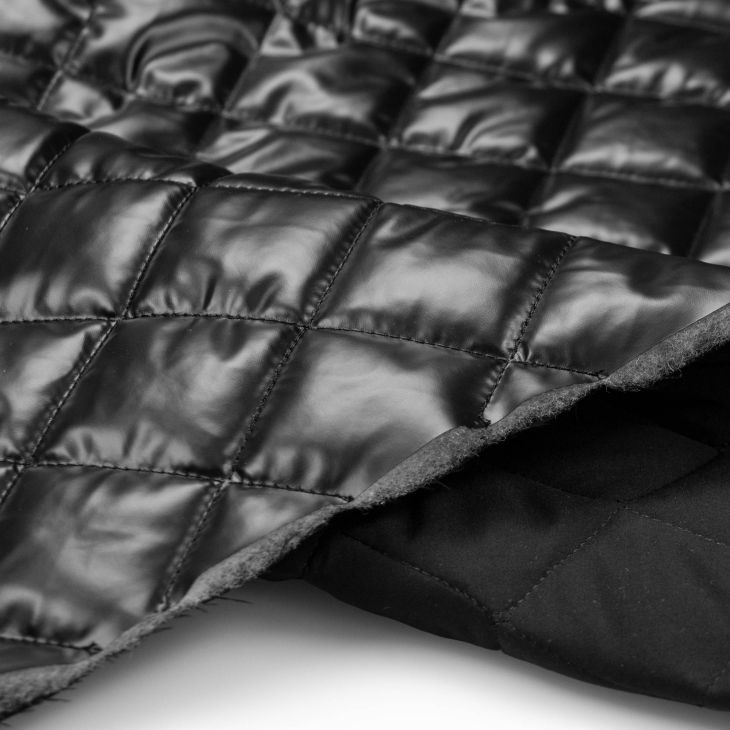 Tissu Lycra Brillant Noir -Coupon de 3 mètres
