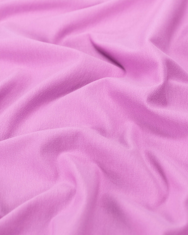 Sweat d'été de coton bio - french terry "Nola" (orchidée)