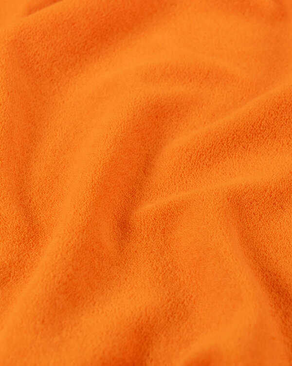Jersey éponge en coton bio "uni" (orange) de Hamburger Liebe