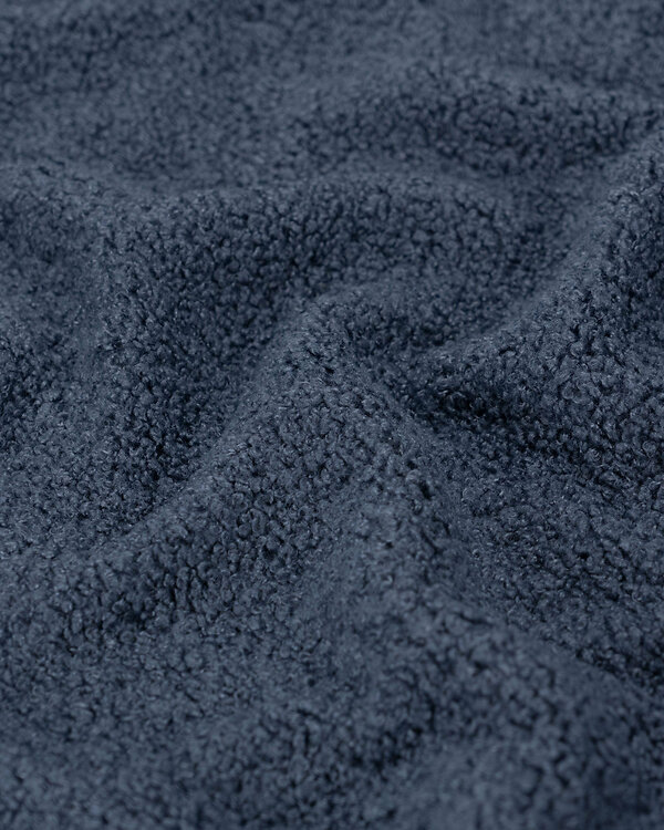 Fausse fourrure - tissu peluche "Bouclé Soft" (bleu denim)