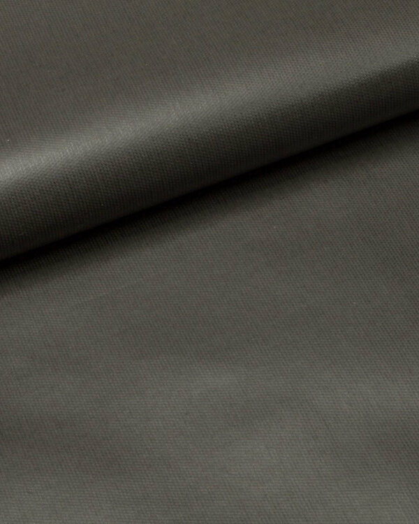 Heavy canevas coton enduit "Soft Touch" (gris foncé)