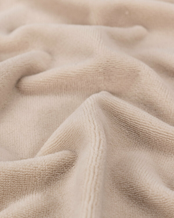 Tissu éponge bambou/coton - uni "Wellness" (jaune clair)