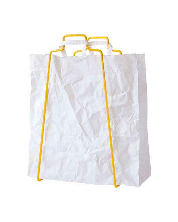 Support pour sac en métal "Helsinki" (jaune)
