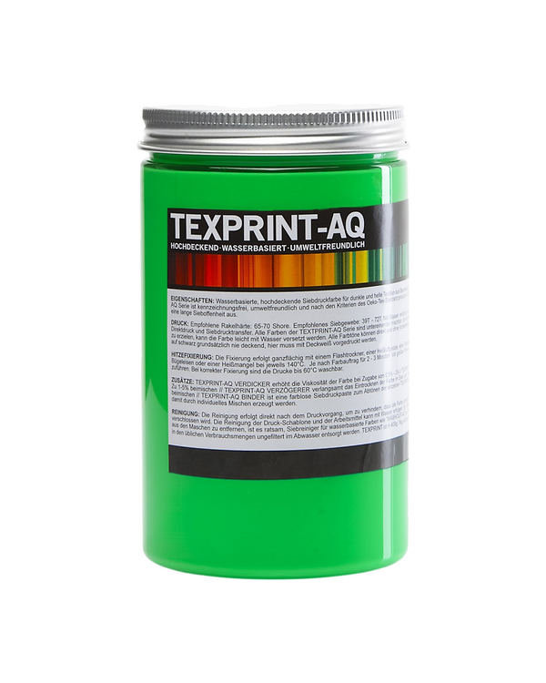 Encre de sérigraphie - fluo "TEXPRINT-AQ" 250 g (vert fluo)
