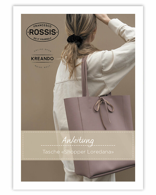 Patron et instructions - Couture - Sac cabas "LOREDANA" de ROSSIS et KREANDO