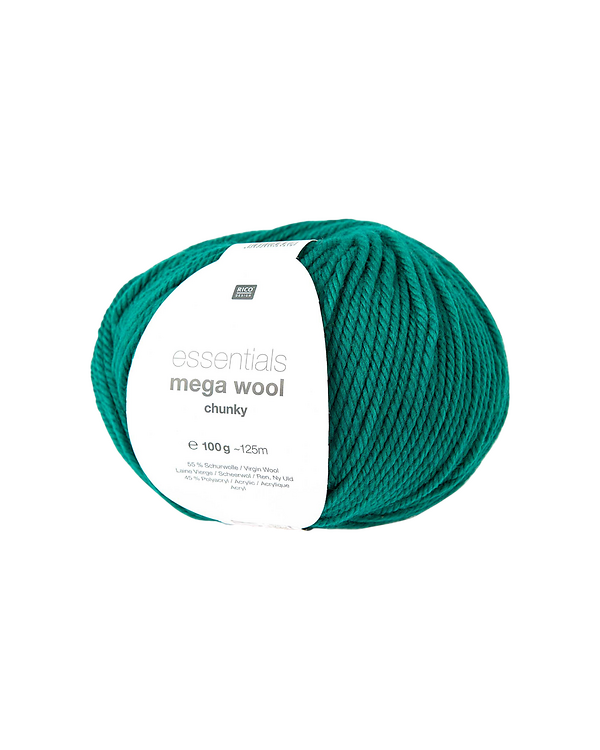 Laine - Rico Essentials Mega Wool chunky (vert)