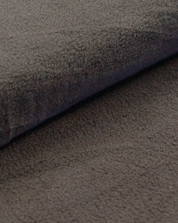 Tissu polaire - antipilling "Fleece" (brun gris)