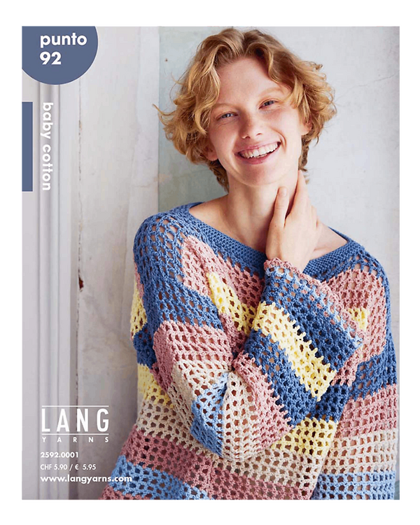 Magazine "Punto 92 - BABY COTTON" de LANG Yarns (all/fr/nl)