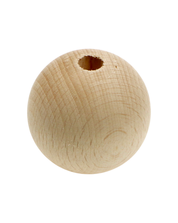 Boule en bois de hêtre Ø 50 mm (nature)