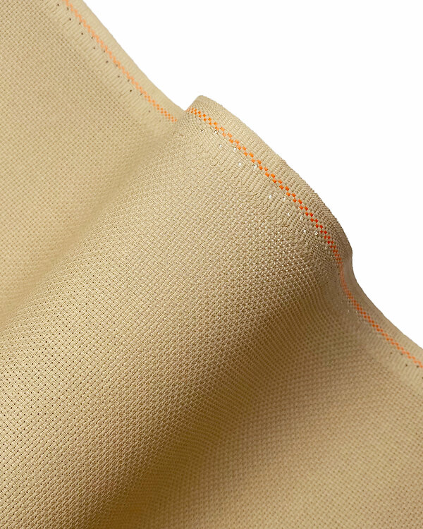 Trame/toile à broder - coton "Aïda - 16 ct" (beige) de Zweigart