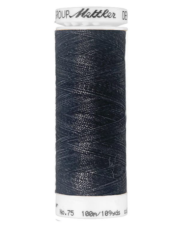Mettler fil de couture et broderie "Denim Doc®" - bobine de 100 m (3630/graphite)