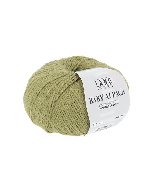 LANG Yarns BABY ALPACA - laine d'alpaga (0016/kiwi)