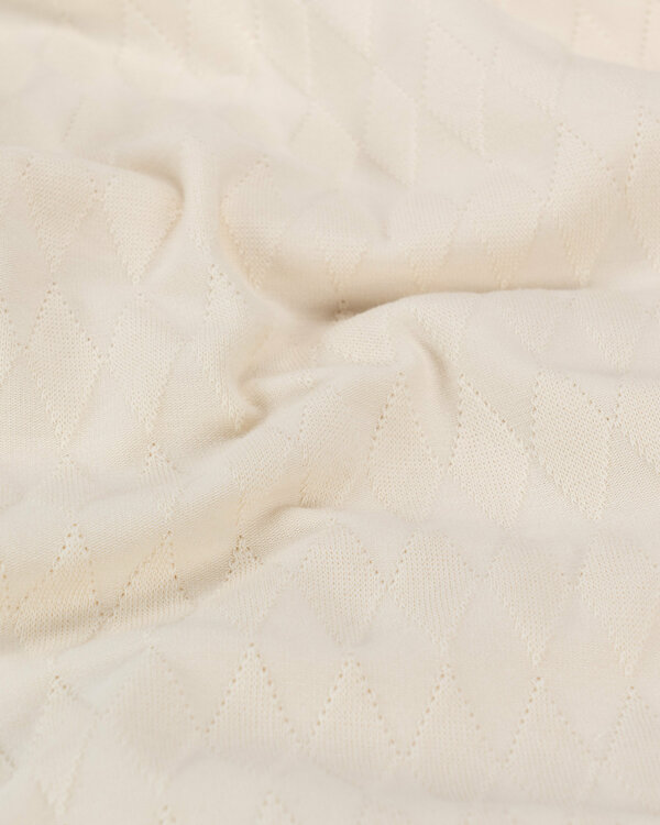Fine maille de coton "Argyle" (offwhite)