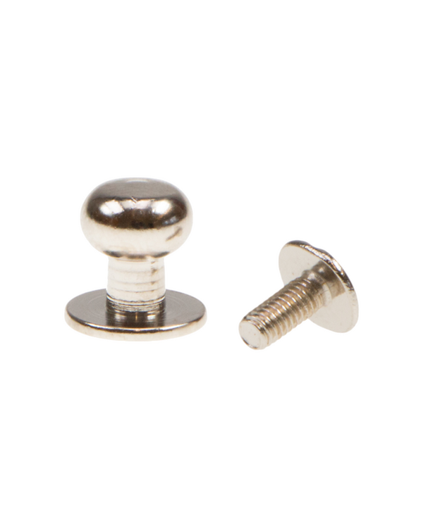 Boutons rivets avec vis Ø 8 mm (argenté)