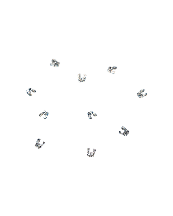Pièces de rechange pour kit de réparation YKK Vislon® 5 mm, lot de 10  (argent)