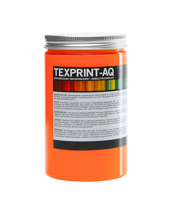 Encre de sérigraphie - fluo "TEXPRINT-AQ" 250 g (orange fluo)