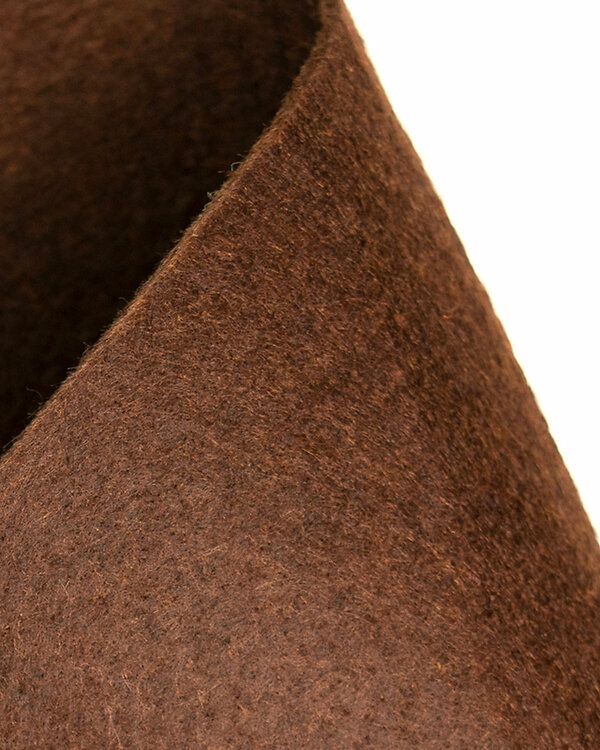 Feutre de bricolage 2 mm - morceau de 30.5 x 30.5 cm brun foncé)