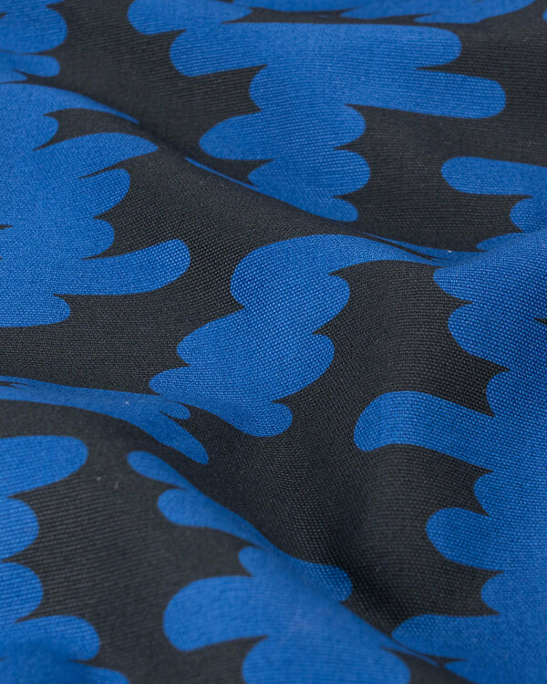 Canevas coton bio "Collective/Bouclé" (noir-bleu) de Cloud9 Fabrics