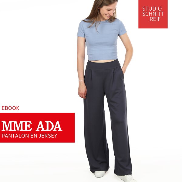 Tuto & patron PDF - pantalon "Madame Ada" de STUDIO SCHNITTREIF (en français)