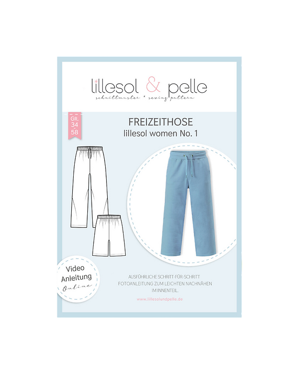 Patron - Pantalon "N° 1" (34-58) de lillesol & pelle