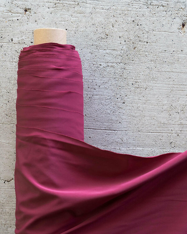 Lycra pour maillot de bain mat "Naïade" (rouge vin)