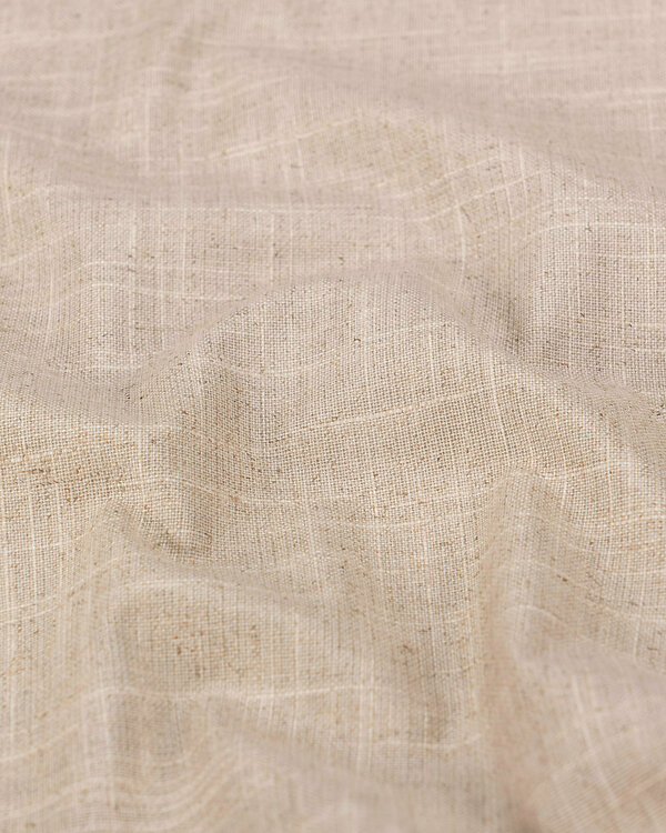 AU Maison - Lin/viscose enduit "Linen Blend-Natural" (sable)