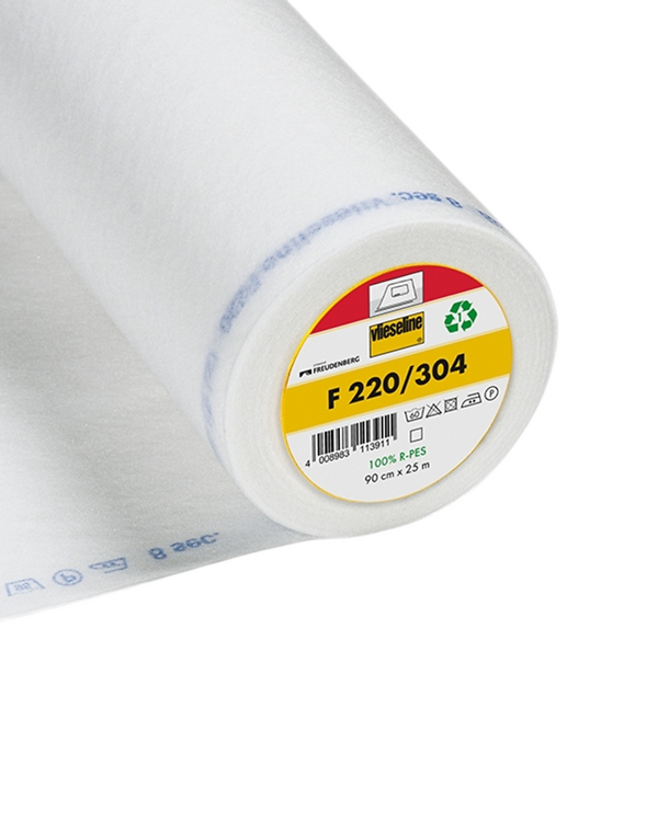 Vlieseline "F220" - entoilage thermocollant léger recyclé (blanc)