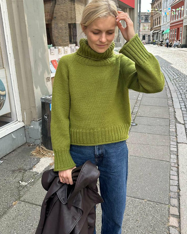 Modèle tricot pull "AMY SWEATER" de PetiteKnit (français)