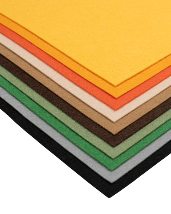 Feutrine 1 mm "Animaux" – 10 feuilles A4 assorties de RICO DESIGN