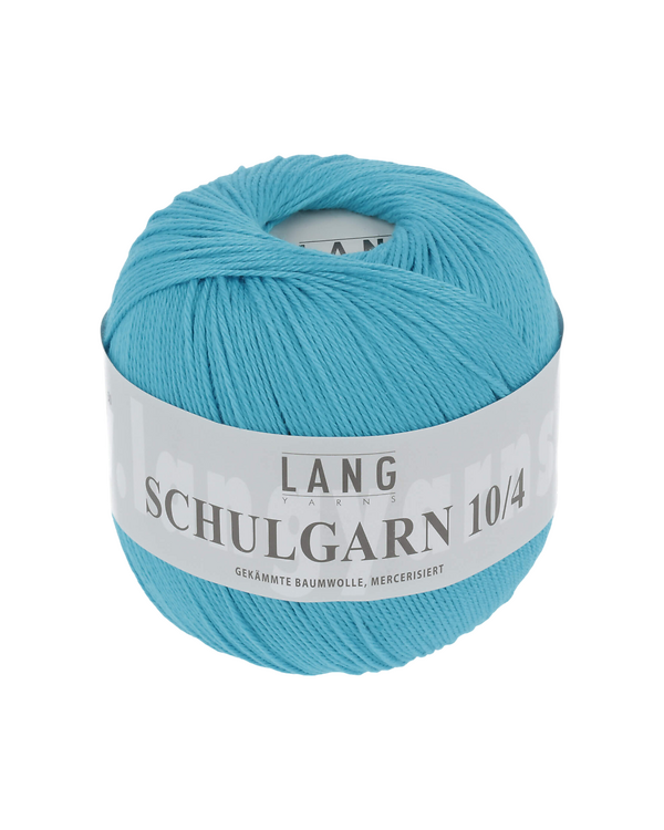 LANG Yarns SCHULGARN 10/4 – Coton classique (0071/turquise)