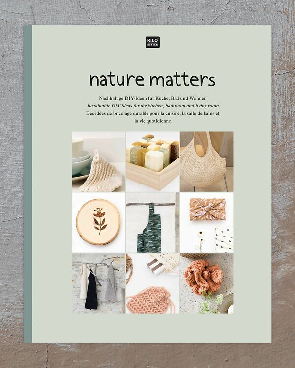 Livre "Nature matters - DIY" de RICO DESIGN (français/allemand/anglais)