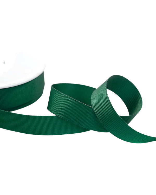 Ruban gros grain "Uni" 20/25 mm (vert)