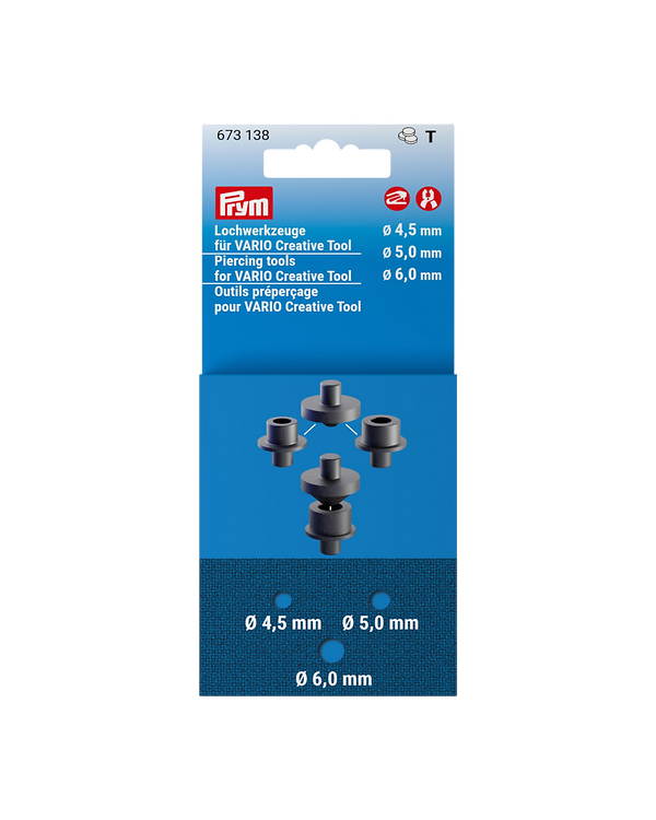 PRYM outils préperçage pour VARIO Creative Tool Ø 4.5 - 6.0 mm 673138