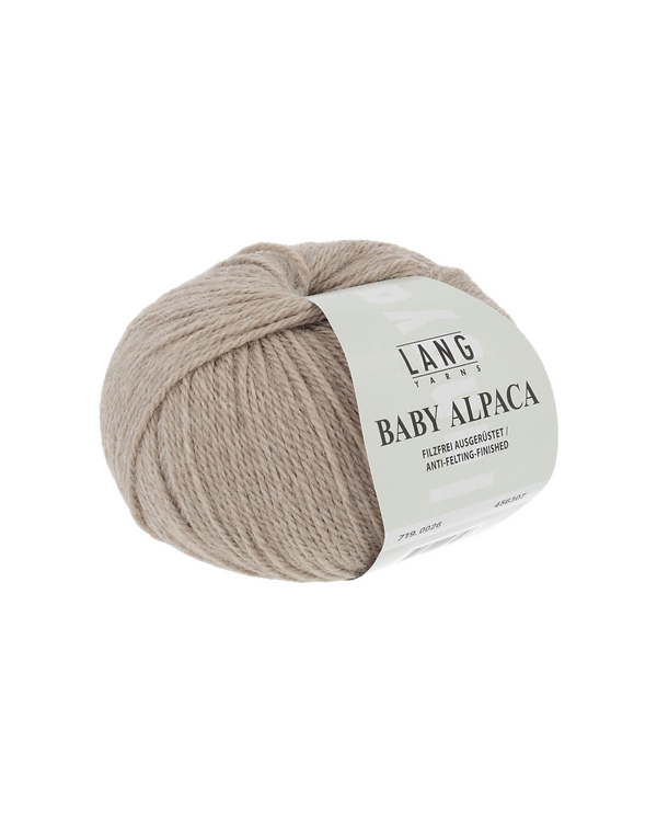LANG Yarns BABY ALPACA - laine d'alpaga (0026/sable mélange)