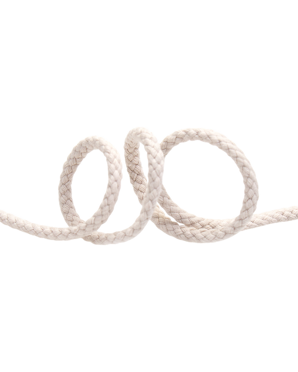 Cordon en coton Ø 4 mm - unité de 1 m (sable)