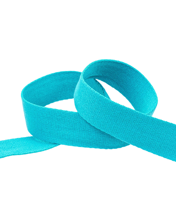Sangle en coton "Harris" 40 mm (turquoise chiné)
