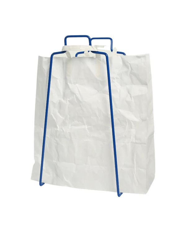Support pour sac en métal "Helsinki" (bleu)