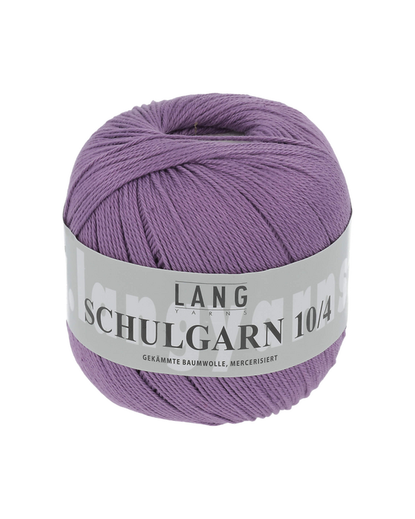 LANG Yarns SCHULGARN 10/4 – Coton classique (0012/violet)