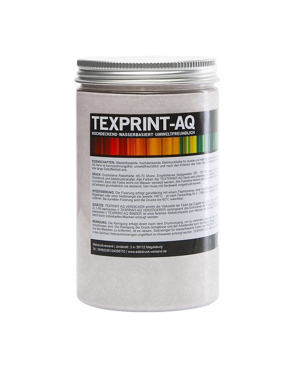 Encre de sérigraphie "TEXPRINT-AQ" 250 g (21/blanc nacre brillant)