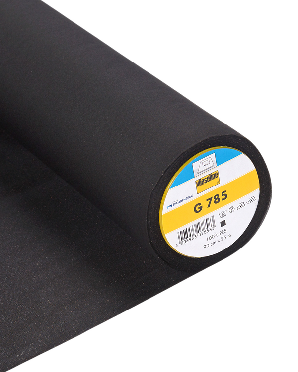 Vlieseline "G785" - Entoilage tissé biais extensible (noir)