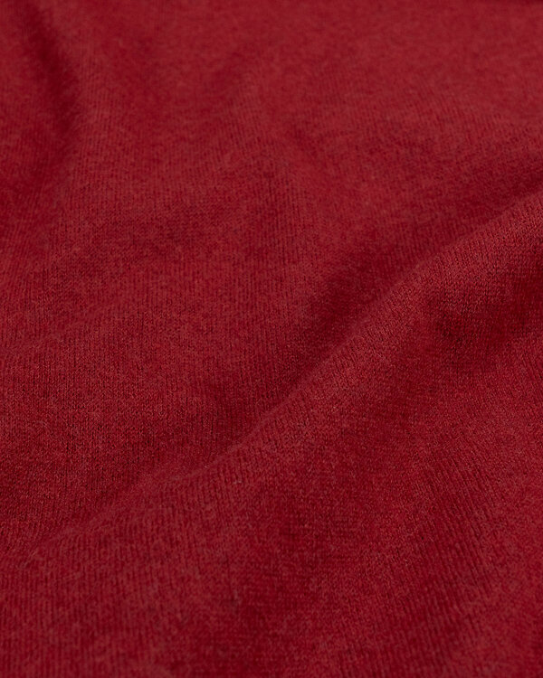 Fine maille de laine mérinos "Cashmere Feelings" (rouge)