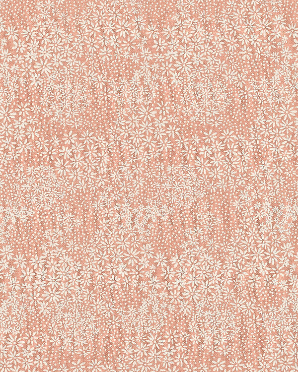 AU Maison - Toile cirée "Botany-Pastel Peach" (rose saumon-offwhite)
