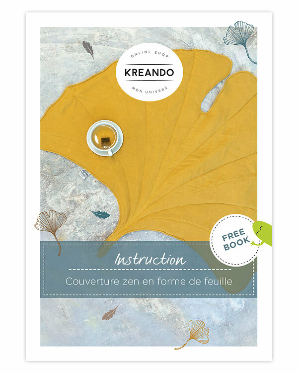 Tuto gratuit PDF - Couture - Couverture/tapis de sol "LEAVES" de KREANDO (français)