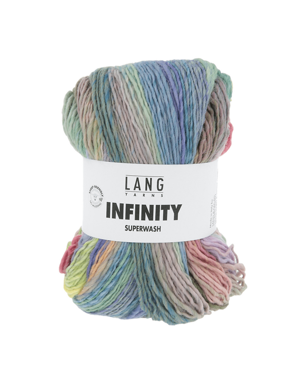 LANG Yarns INFINITY - laine mérinos superwash (0006/soft sunrise)